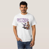 AZの砂漠ラットのペイントボール Tシャツ (正面フル)