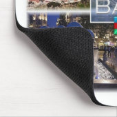 AZアゼルバイジャン-バクー-メイデンタワー- マウスパッド (コーナー)