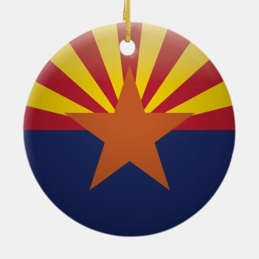 AZアリゾナクリスマスハウリングコヨーテ セラミックオーナメント (裏面)