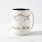 AZフェザーネックレス ツートーンマグカップ (正面右)