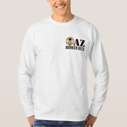AZワーカーハチのワークシャツ Tシャツ (正面)