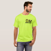 AZワーカーミツバチ安全作業シャツ Tシャツ (正面フル)