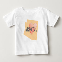 AZ内のハート ベビーTシャツ