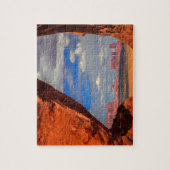 AZ州モニュメントバレーの岩の窓 ジグソーパズル (縦)