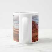 AZ州モニュメント·バレー·ランドスケープ ジャンボコーヒーマグカップ (裏面)