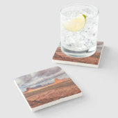 AZ州モニュメント·バレー·ランドスケープ ストーンコースター (横)