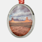 AZ州モニュメント·バレー·ランドスケープ メタルオーナメント (左)
