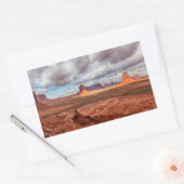 AZ州モニュメント·バレー·ランドスケープ 長方形シール (封筒)