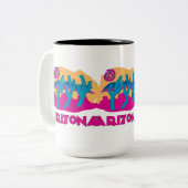 AZ砂漠 ツートーンマグカップ (正面左)