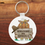 AZ – アリゾナ馬へようこそ キーホルダー (正面)