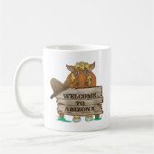 AZ – アリゾナ馬へようこそ コーヒーマグカップ (左)