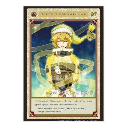AZ card - Bound by the Dream's Illusion 8.9 X 12.7 インビテーションカード