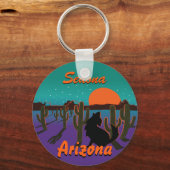 AZ-COYOTE カスタマイズ YOUR CITY キーホルダー (正面)