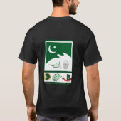 Azadi Mubarak：パキ祝スタン独立 Tシャツ (裏面)