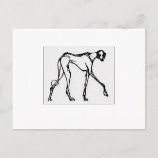 Azawakhはがき2 ポストカード