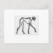 Azawakhはがき2 ポストカード (正面)