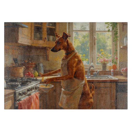 Azawakh Cooking in Kitchen カッティングボード (正面)