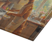 Azawakh Cooking in Kitchen カッティングボード (角)