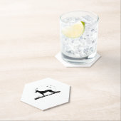 Azawakh Dog – ハロウィンムーンシルエットクラシックT- ペーパーコースター (インサイチュ)