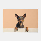 Azawakh Dog Doormat Art ドアマット (正面)