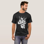 Azawakh with crown dog greyhound mom  1 tシャツ (正面フル)