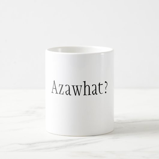 Azawhatか。 デイヴィッドムーア著マグ コーヒーマグカップ (中央)