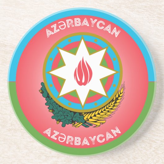 Azerbaijan National Emblem コースター (正面)