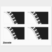Azizaキーボード楽器 長方形シール (シート)