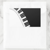 Azizaキーボード楽器 長方形シール (バッグ)