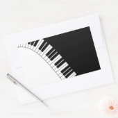 Azizaキーボード楽器 長方形シール (封筒)
