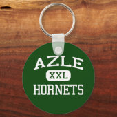 Azle - Hornets - Azle High School - Azleテキサス州 キーホルダー (正面)