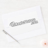 AZMagicPlayers.comステッカー 長方形シール (封筒)