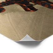 Azmodeusレッド迷彩柄ACRライフルのポスター ポスター (角)