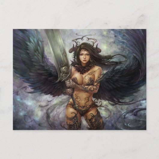Azmodeus Dark Angel "Sunilda"，ポストカード ポストカード (正面)