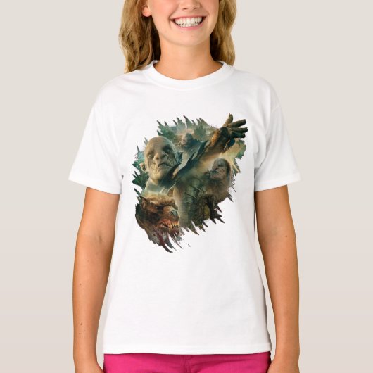 Azog、Narzug、Bogグラフィック Tシャツ (正面)