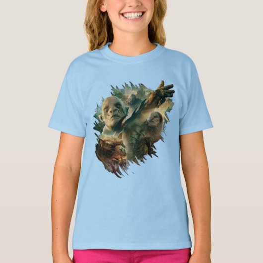 Azog、Narzug、Bogグラフィック Tシャツ (正面)