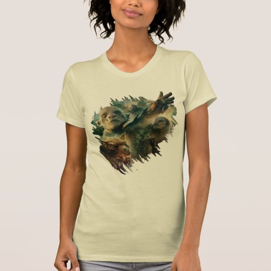 Azog、Narzug、Bogグラフィック Tシャツ (正面)