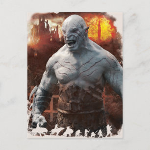 Azog & Orcsシルエットグラフィック ポストカード
