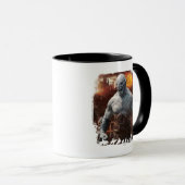 Azog & Orcsシルエットグラフィック マグカップ (正面右)