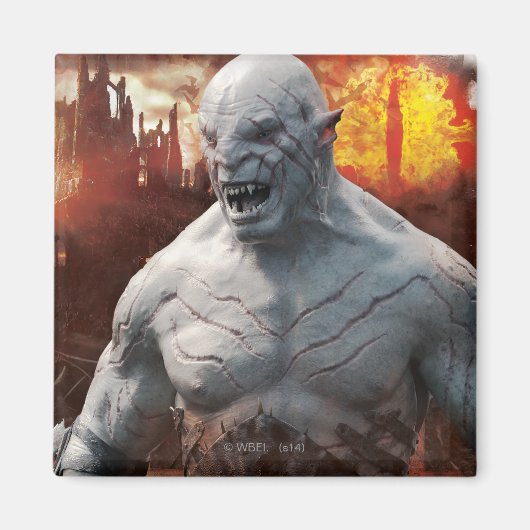 Azog & Orcsシルエットグラフィック マグネット (正面)