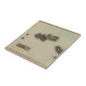 Azoreの島の地図書の地図 タイル (側面)