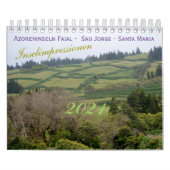 Azoren für Ferien カレンダー (カバー)