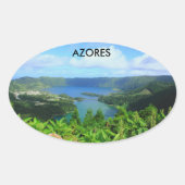 Azores 楕円形シール (正面)