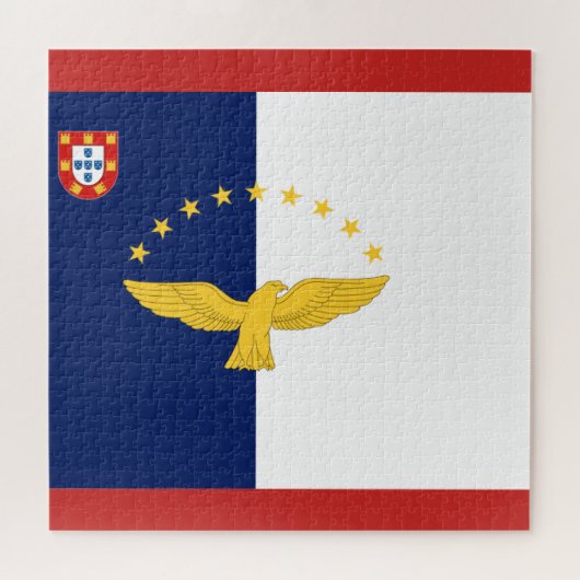 Azores Flag 11" x 14インチパズル、30個のオーバーサイズピース ジグソーパズル (横)