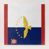 Azores Flag 11" x 14インチパズル、30個のオーバーサイズピース ジグソーパズル (縦)