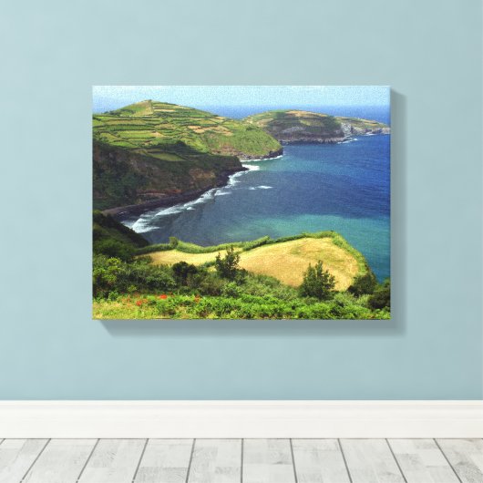 Azores Islands写真，ポルトガル キャンバスプリント (インサイチュ (ウッドフロア))