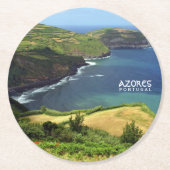 Azores Islands写真，ポルトガル ラウンドペーパーコースター (正面)