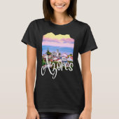 Azores Portugal Portuguese Roots Azores Souvenirs Tシャツ (正面)