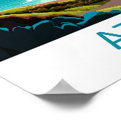 Azores Travel Print Wall Art Azores Wall Hanging H ポスター (角)