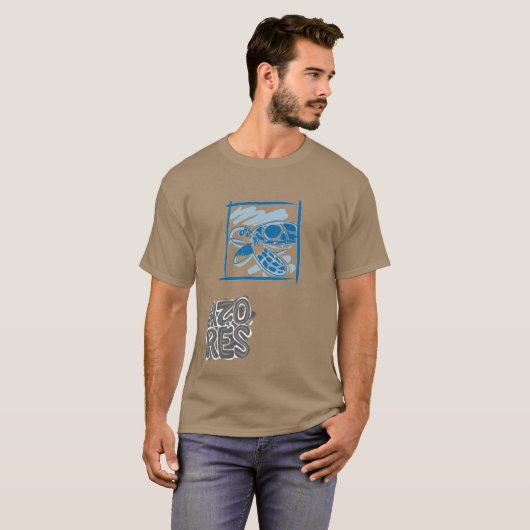 Azores Turtle Tシャツ (正面フル)